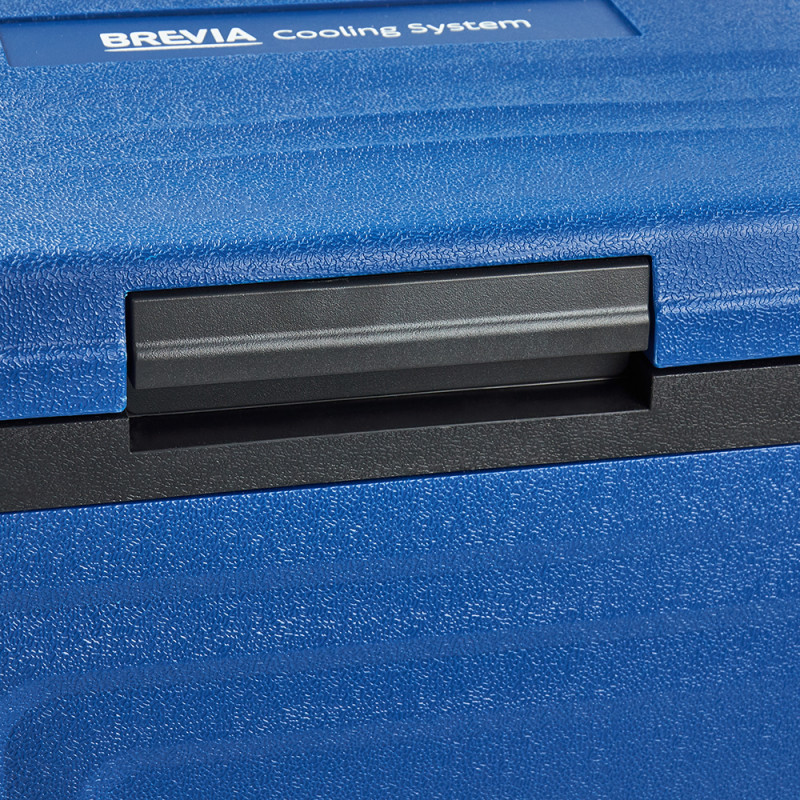 Портативный холодильник 24л BREVIA автохолодильник компрессорный пластиковый 12/24В 220В (22160)