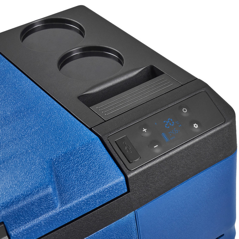 Портативный холодильник 24л BREVIA автохолодильник компрессорный пластиковый 12/24В 220В (22160)