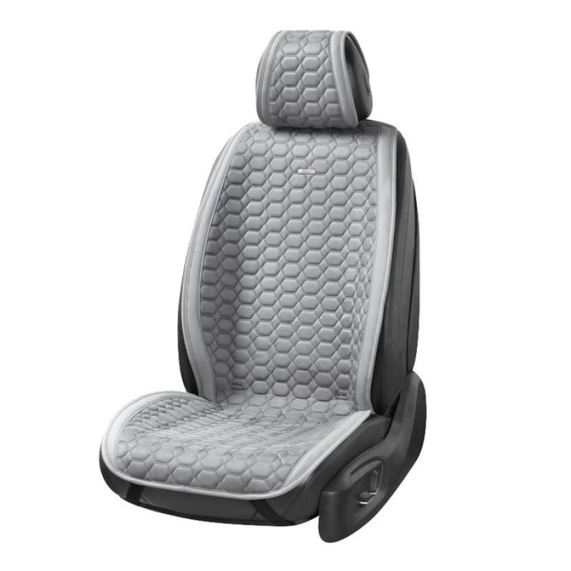Накидки на сидіння авто передні та задні преміум класу Beltex Monte Carlo комплект сірі (BX81200)