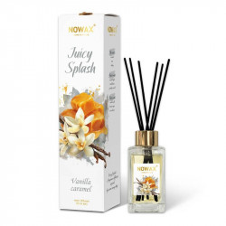 Аромадифузор з паличками Nowax серія Juicy Splash - Vanilla Caramel (90 мл.) (NX00179)