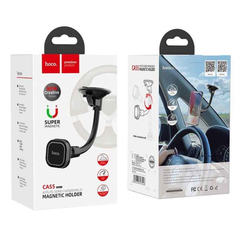 Держатель магнитный на присоске Hoco Astute Series Windshield Car Holder (CA55)
