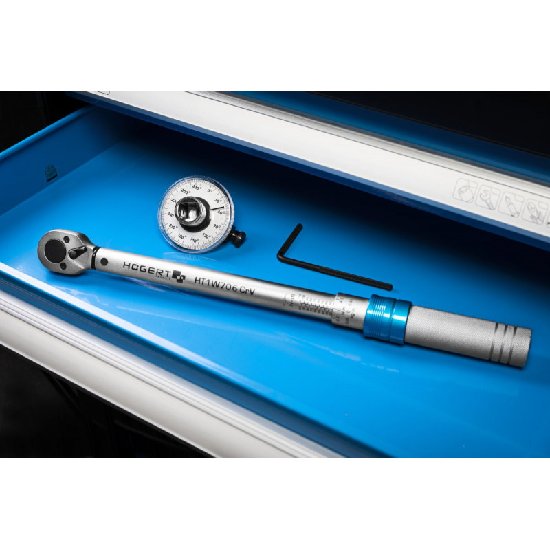 Кутомір для докручування болтів Hogert (HT8G421)