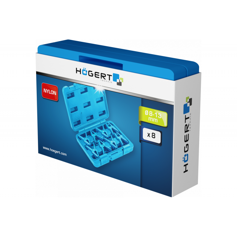 Набір струбцин столярних 8 шт Hogert (HT8G428)