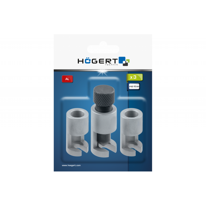 Затискачі для металевих трубопроводів 8 шт Hogert (HT8G436)