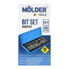 Набор бит и шестигранников с держателем 1/2" 3/8" НEX Torx SPLINE Molder CrV 40шт (MT68040)
