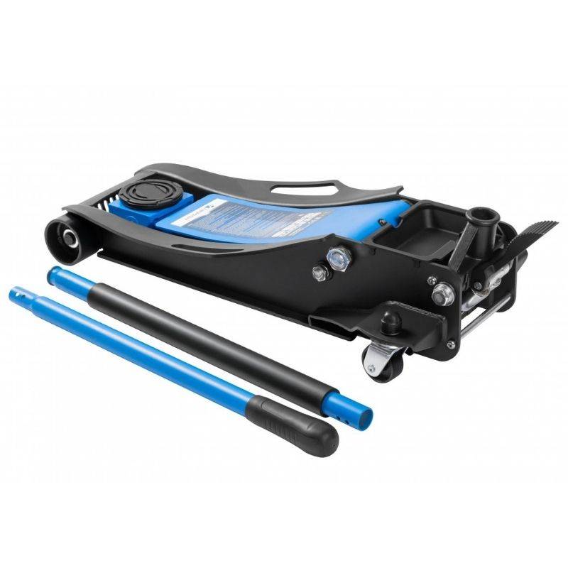 Домкрат гідравлічний підкатний 3.5т Hogert 85-595мм професійний для автомобіля (HT8G061)