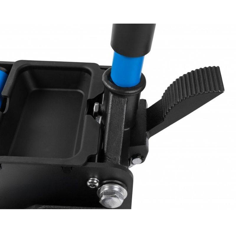 Домкрат гідравлічний підкатний 3.5т Hogert 85-595мм професійний для автомобіля (HT8G061)