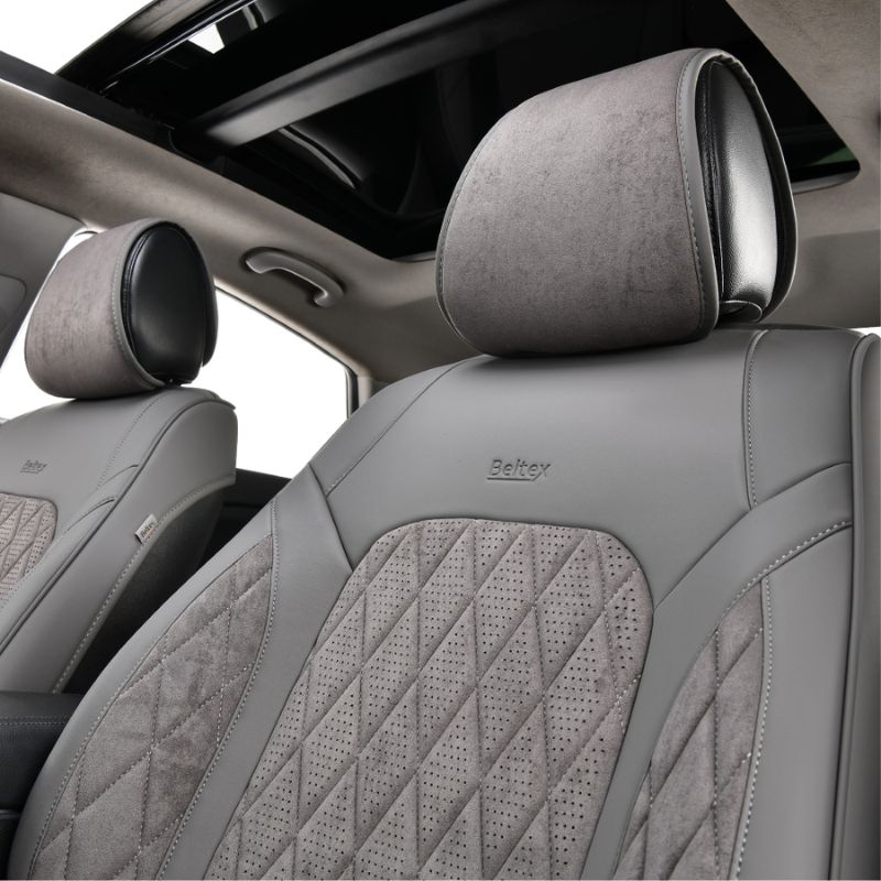 Передние 3D чехлы Malibu, grey 2шт. Beltex (BX89120)