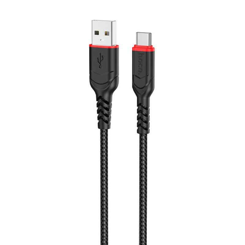 Кабель для зарядки та синхронізації Type-C 1м 3A Hoco X59 чорний (X59-t)