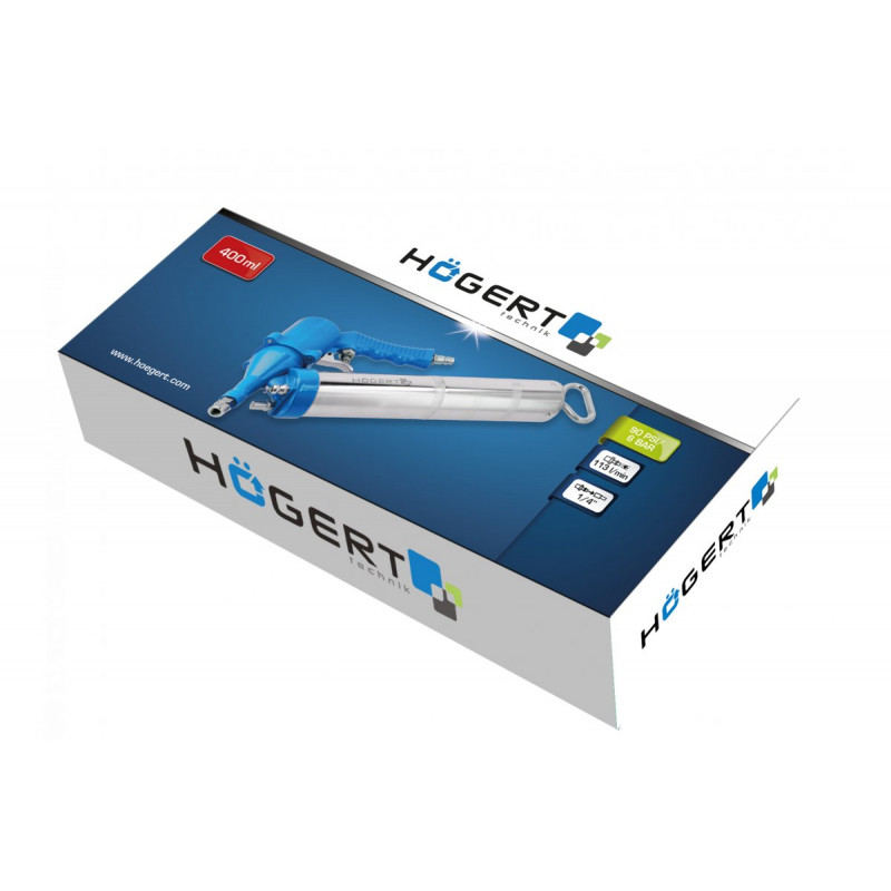 Шприц для мастила пневматичний 400 мл Hogert (HT4R790)