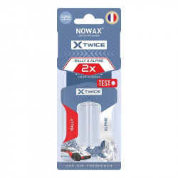 Ароматизатор до машини Nowax X Twice - Alpine & Rally (NX00147)