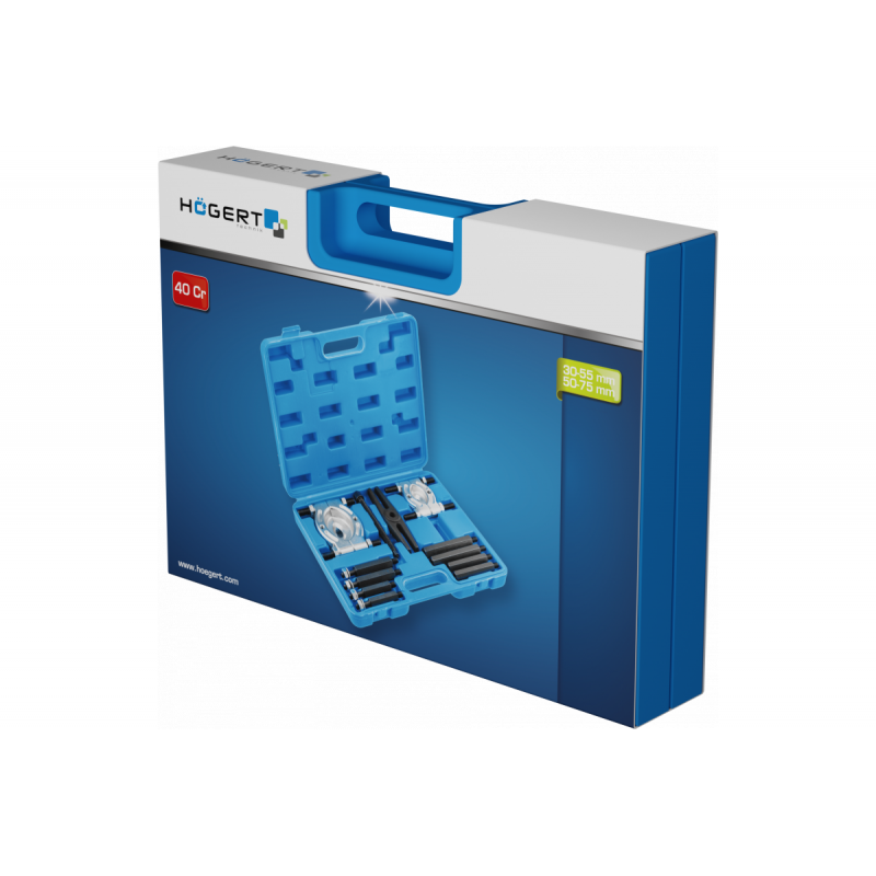 Знімач підшипників сепараторного типу 12 предметів Hogert (HT8G257)