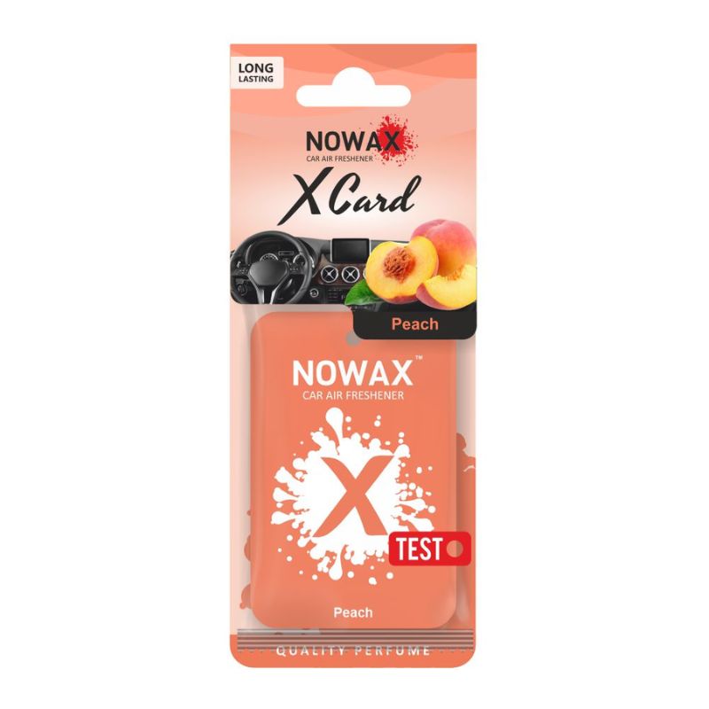 Ароматизатор 6 г NOWAX "X CARD" - Peach (NX07802)