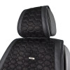 Накидки на сидіння авто передні та задні преміум класу Beltex Monte Carlo авточохли алькантара чорний (BX81100)