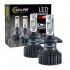 Світлодіодні автолампи H4/P43t LED SOLAR супер потужна 12/24V 6000K 8000Lm 60W Philips ZES (8304)