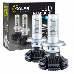 Світлодіодні автолампи H4/P43t LED SOLAR 12/24V 6000K 6000Lm 50W Philips ZES (8804)