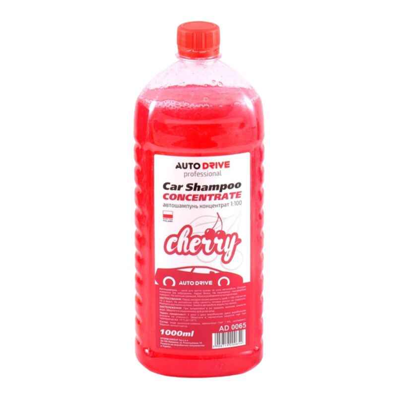 Автошампунь активна піна концентрат 1л Auto Drive вишня для ручного миття (AD0065)