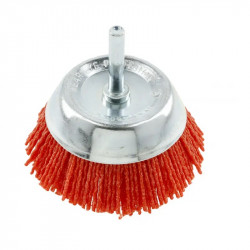 Щітка чашкова 75мм Hogert пряма нейлонова (HT7D746)