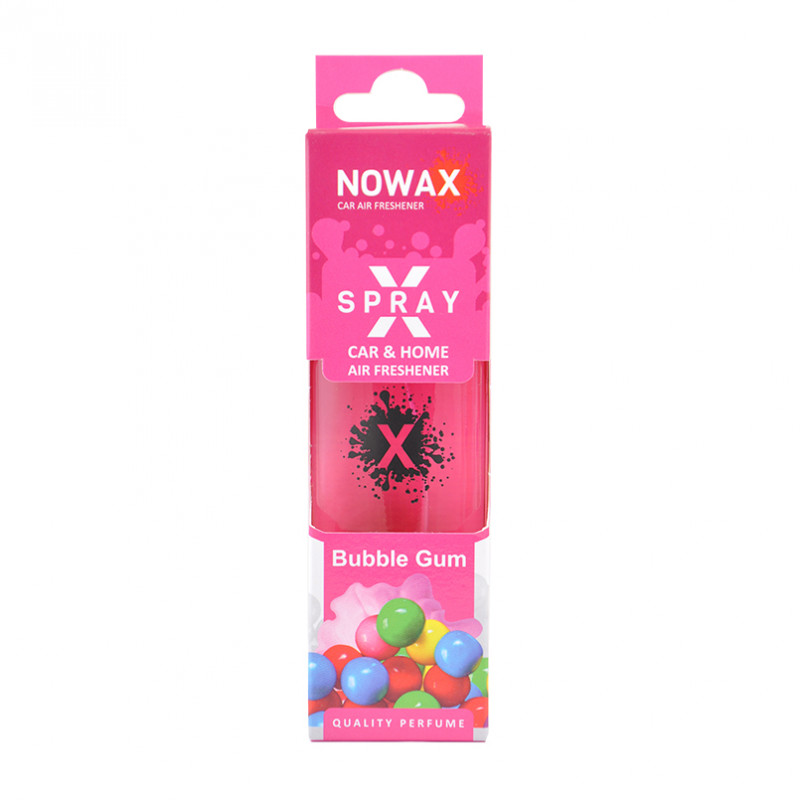 Ароматизатор до машини 50 ml Nowax X Spray - Bubble Gum (NX07594)