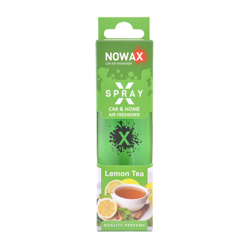 Ароматизатор до машини 50 ml Nowax X Spray - Lemon Tea (NX07607)
