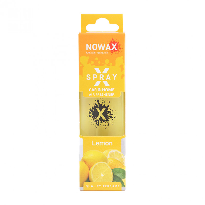 Ароматизатор до машини 50 ml Nowax X Spray - Lemon (NX07601)