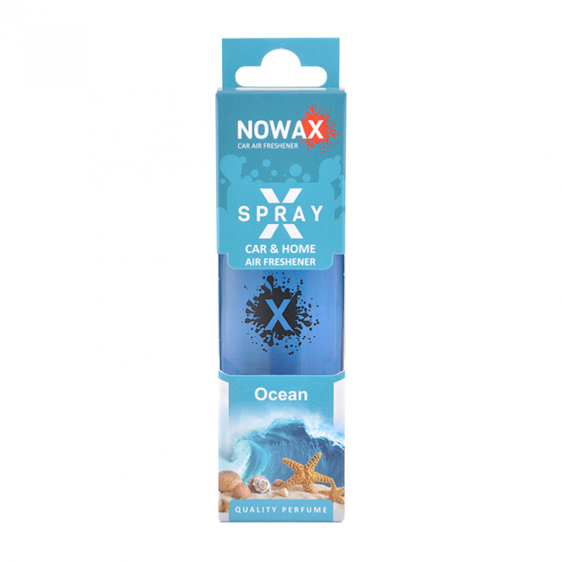 Ароматизатор до машини 50 ml Nowax X Spray - Ocean (NX07599)
