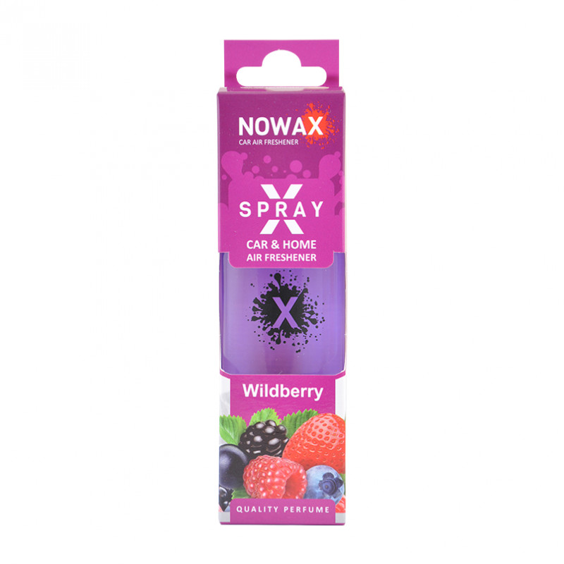 Ароматизатор до машини 50 ml Nowax X Spray - Wildberry (NX07604)