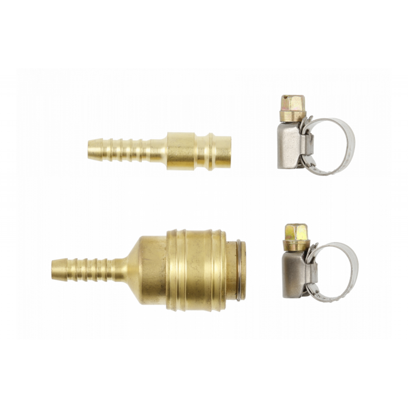 Штуцер для повітряного шланга 8мм 4 Шт Hogert (HT4R821)