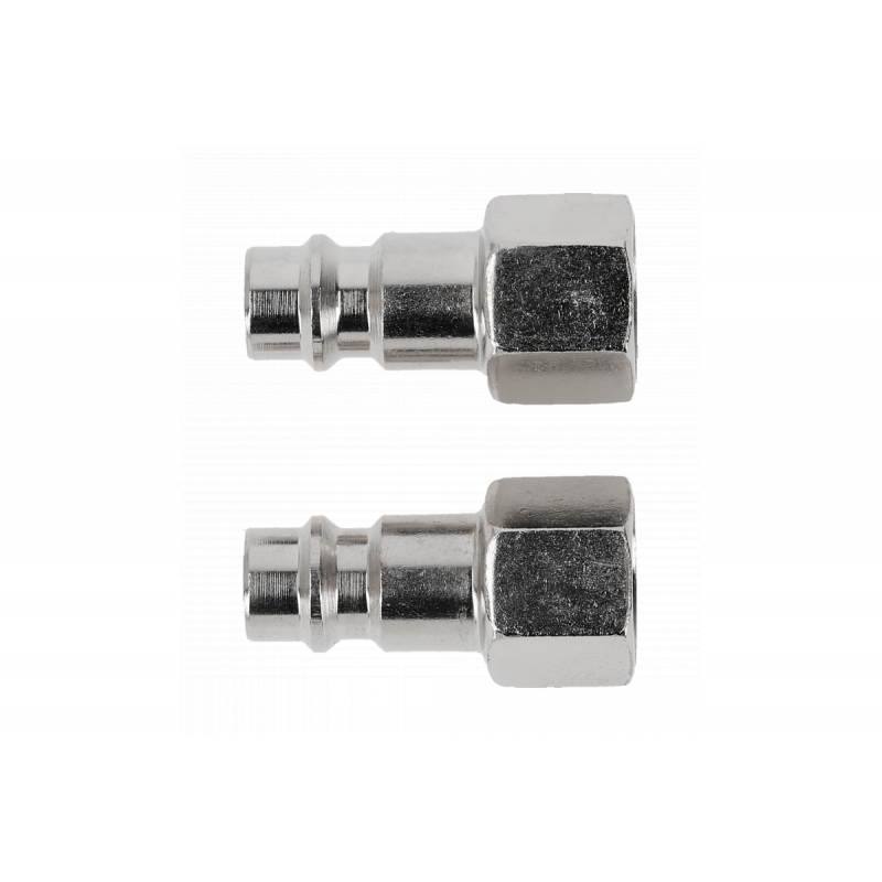 Штуцер з муфтою сполучною Hogert 2шт F1/4" (HT4R810)