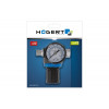 Регулятор тиску з манометром 1/4 дюйми 12 бар 174 PSI Hogert (HT4R873)
