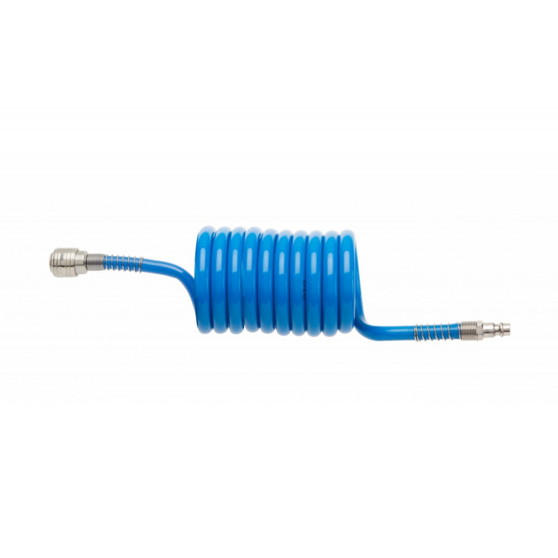 Шланг спиральный пневматический Pu 5м 6x8 мм Hogert (HT4R890)