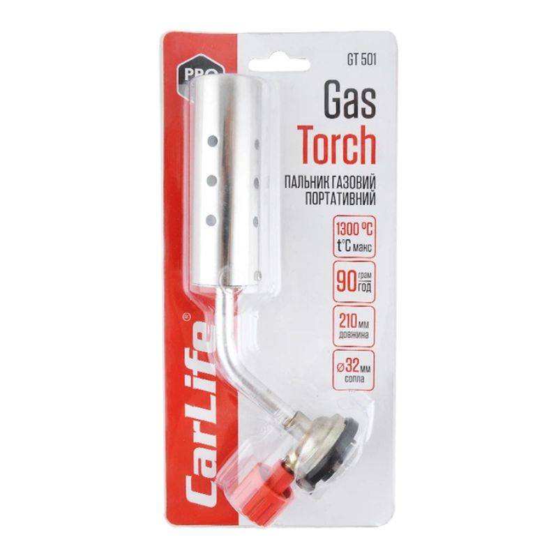 Горелка газовая 1300W 90г/ч Carlife (GT501)