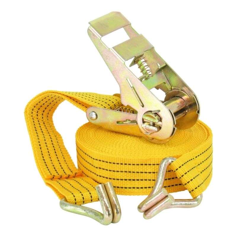 Стяжний ремінь 3т 10м CarLife з храповим замком (RD714)