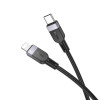 Кабель для зарядки та синхронізації Lightning 1м 27W Hoco X109 чорний (X109-t/i black)