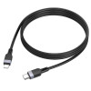 Кабель для зарядки та синхронізації Lightning 1м 27W Hoco X109 чорний (X109-t/i black)
