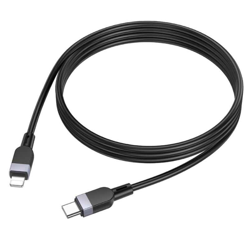 Кабель для зарядки та синхронізації Lightning 1м 27W Hoco X109 чорний (X109-t/i black)