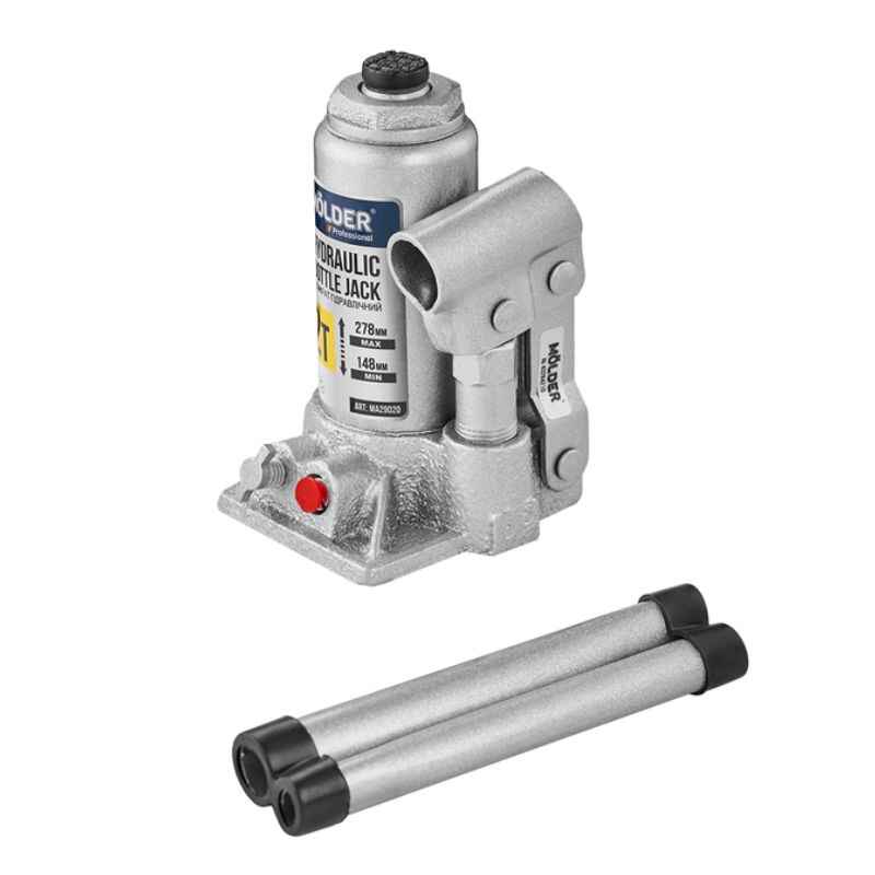 Домкрат гідравлічний підкатний 2т Molder 148-278мм для автомобіля в картонній упаковці (MA29020)