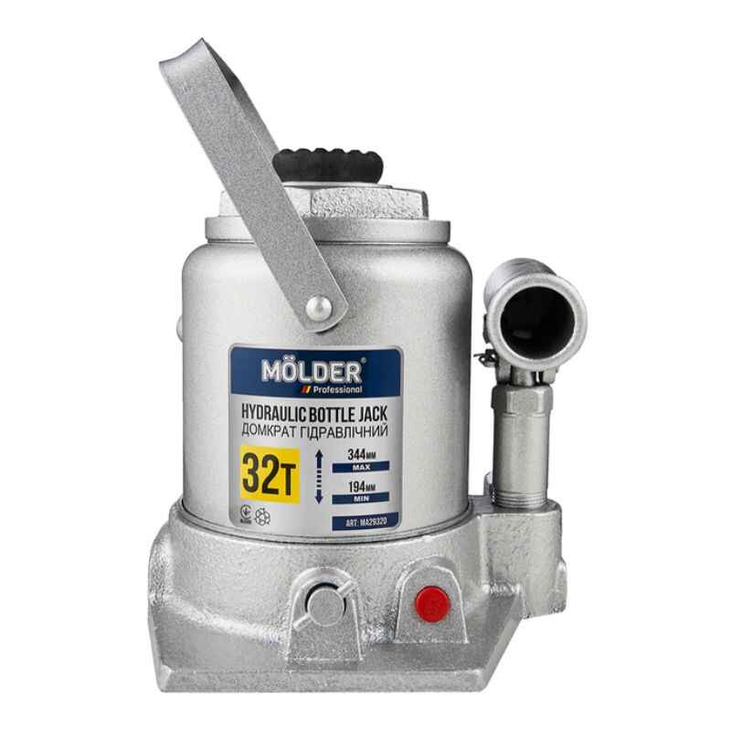Домкрат гідравлічний підкатний 32т Molder 194-344мм для автомобіля в картонній упаковці (MA29320)