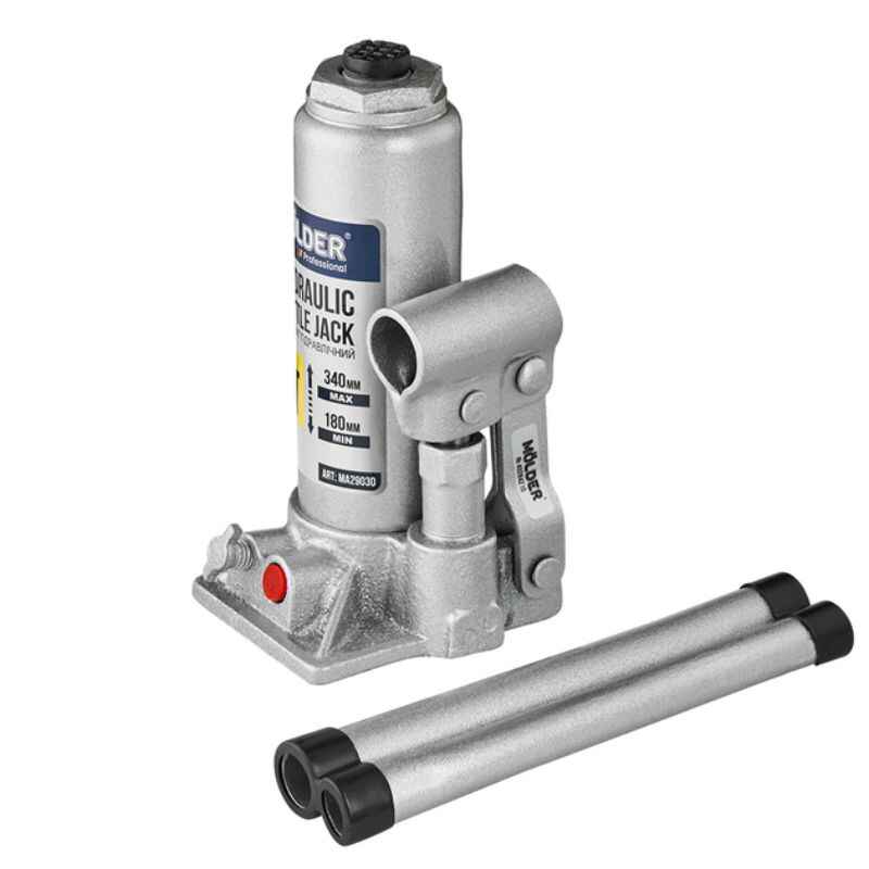 Домкрат гідравлічний підкатний 3т Molder 180-340мм для автомобіля в картонній упаковці (MA29030)