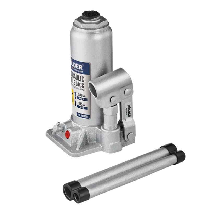 Домкрат гідравлічний підкатний 5т Molder 195-380мм для автомобіля в картонній упаковці (MA29050)