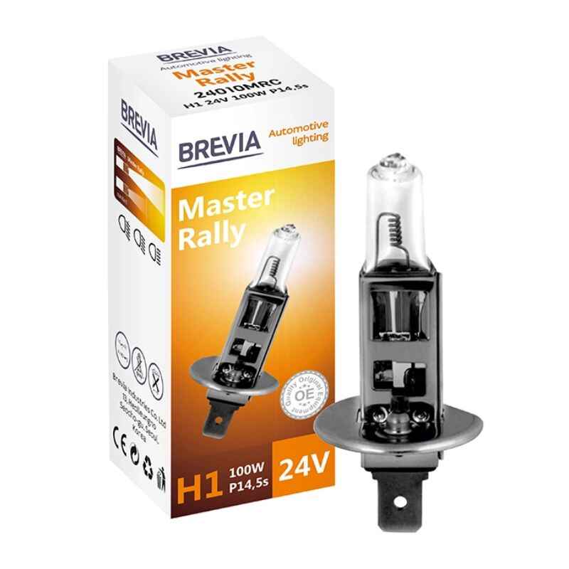 Лампа галогенна цоколь H1 Brevia Master Rally 24V 1шт (24010MRC)