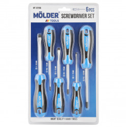 Набор отверток PH/SL Molder CrV 6150 6шт магнитный наконечник (MT32206)