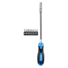 Отвертка с гибким стержнем и битами 9шт 215мм Molder CrV PH SL Torx (MT32309)