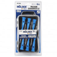 Набір викруток для точних робіт PH/SL/Torx Molder сталь S2 6шт магнітний накінечник (MT32326)
