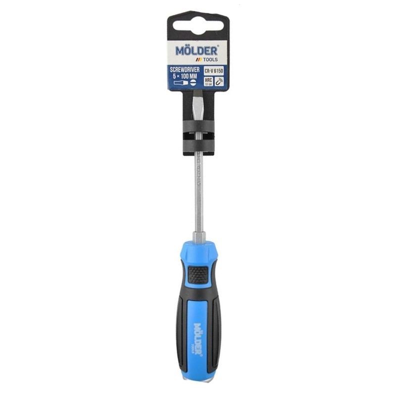 Отвертка ударная шлицевая с шестигранной опорой Molder (MT33002)