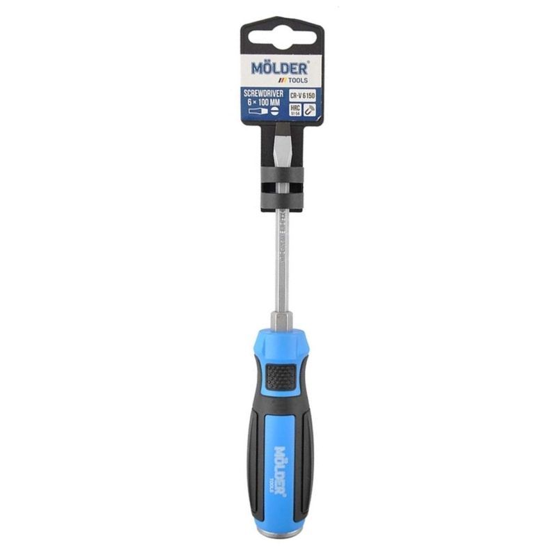 Отвертка ударная с шестигранной опорой Molder SL6x100mm (MT33003)