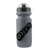 Фляга для велосипеда 600мл Grey's пластиковая с защитным колпачком серая (GR15680)