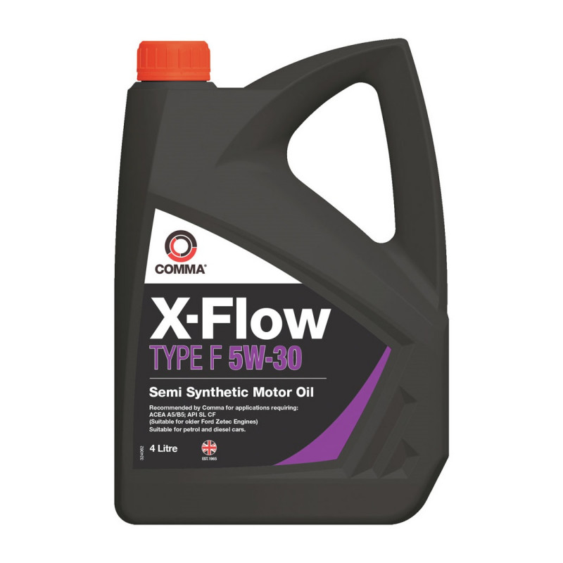 Моторна олива Comma X-FLOW TYPE F 5W-30 API SL/CF; ACEA A5/B5 4л (XFF4L)