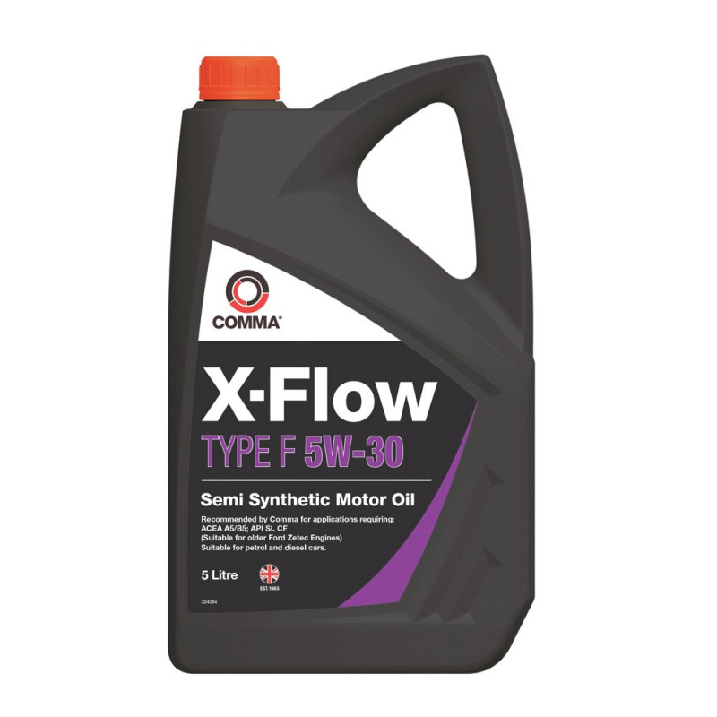 Моторна олива Comma X-FLOW TYPE F 5W-30 API SL/CF; ACEA A5/B5 5л (XFF5L)