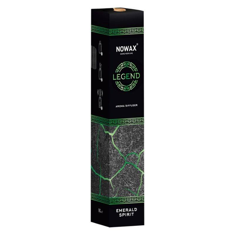 Аромадиффузор с палочками Nowax "Legend" - Emerald Spirit (90 мл.) (NX91696)